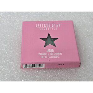 Jeffree Star Cosmetics Single Eyeshadow Jaded 0.05 Oz Pink Box